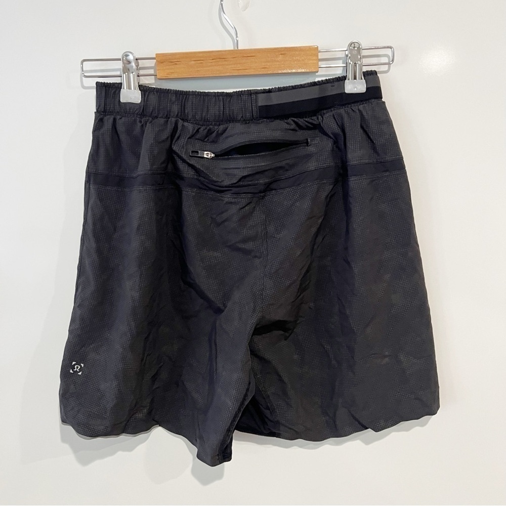 Lululemon Surge Short 7" Subtonic Reflective Black View 5